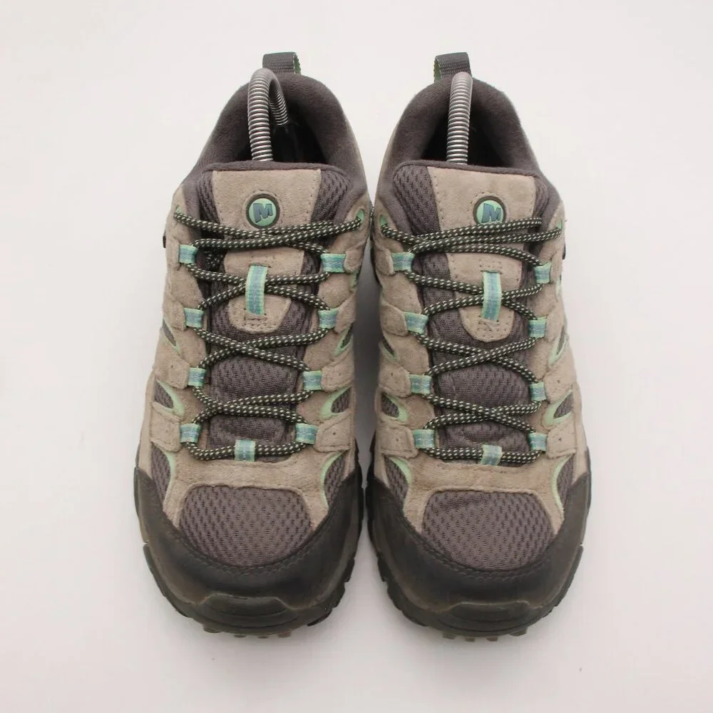 Merrell Moab 2 Women's Size US 8.5 Hiking Shoes Drizzle/Mint J06028 Waterproof_2